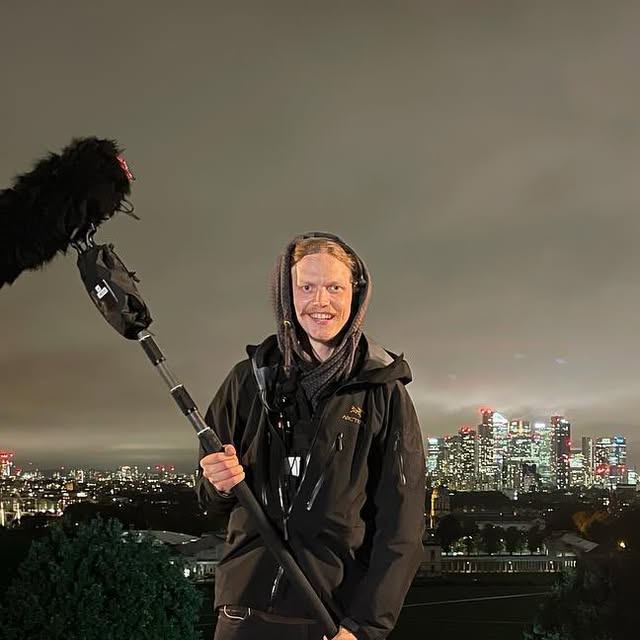 On set - sound department